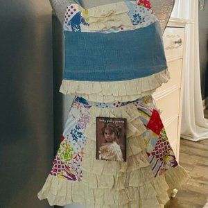 NWT Baby Gassy Gooma 3T Eyelet & Denim Summer Set